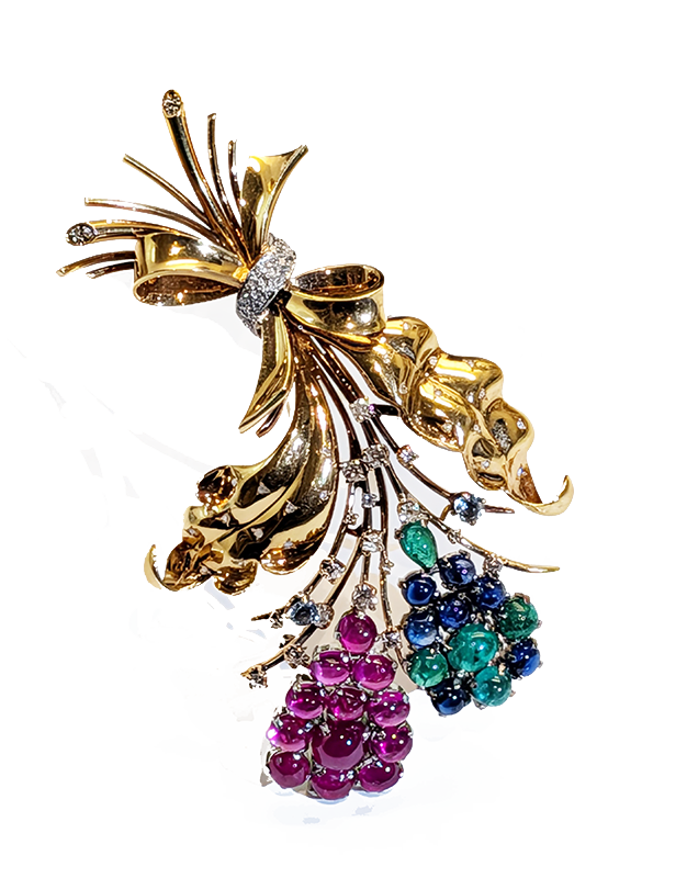 Van Cleef & Arpels Jeweled Brooch