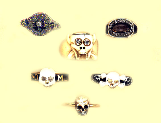 Memento Mori rings Primavera Gallery
