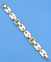 Cartier gold and sapphire 1930's bracelet