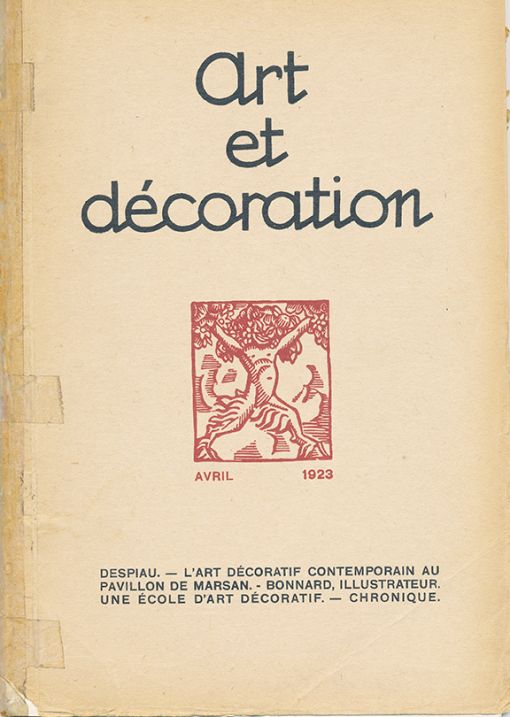 Art et Decoration  April 1923