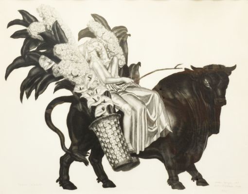 Rape of Europa by Jean Dupas  Artist's Proof