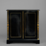 Andre Arbus, storage unit, lacquered wood, 1940, 37.5x37x17.75
