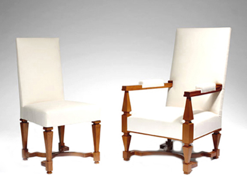 Andre Arbus Pair of Chairs