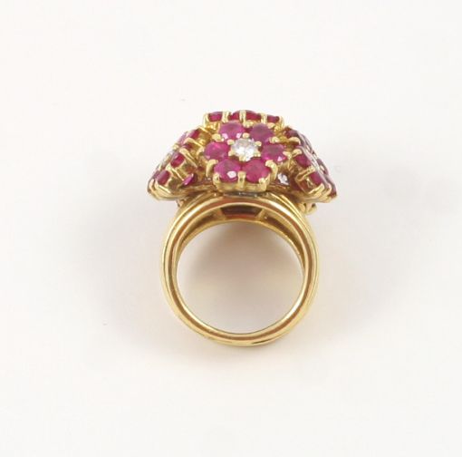 Tiffany and Co. Vintage Ruby Flower 