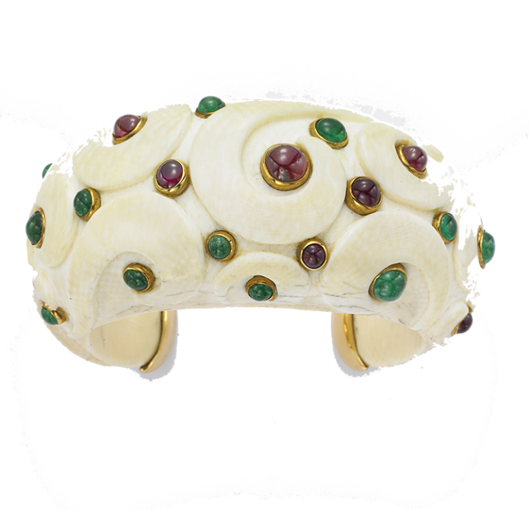 Webb Ivory Cuff - Primavera Gallery