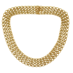 Cartier Vintage 18K Yellow Gold Chain Necklace & Bracelet Set