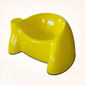 Wendell Castle Lounge Chair, Yellow Fiberglass, c1960s